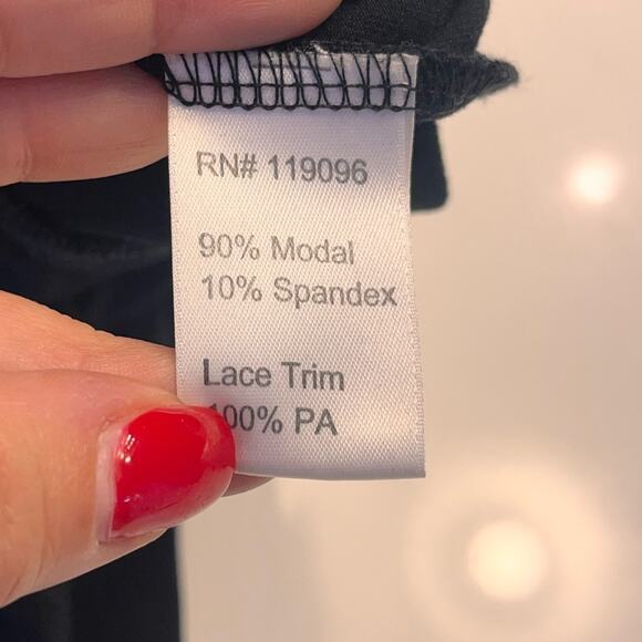 Nightcap Black Lace Insert Long Sleeve Wide Leg Jumpsuit Medium Romantic Goth - Picture 7 of 9